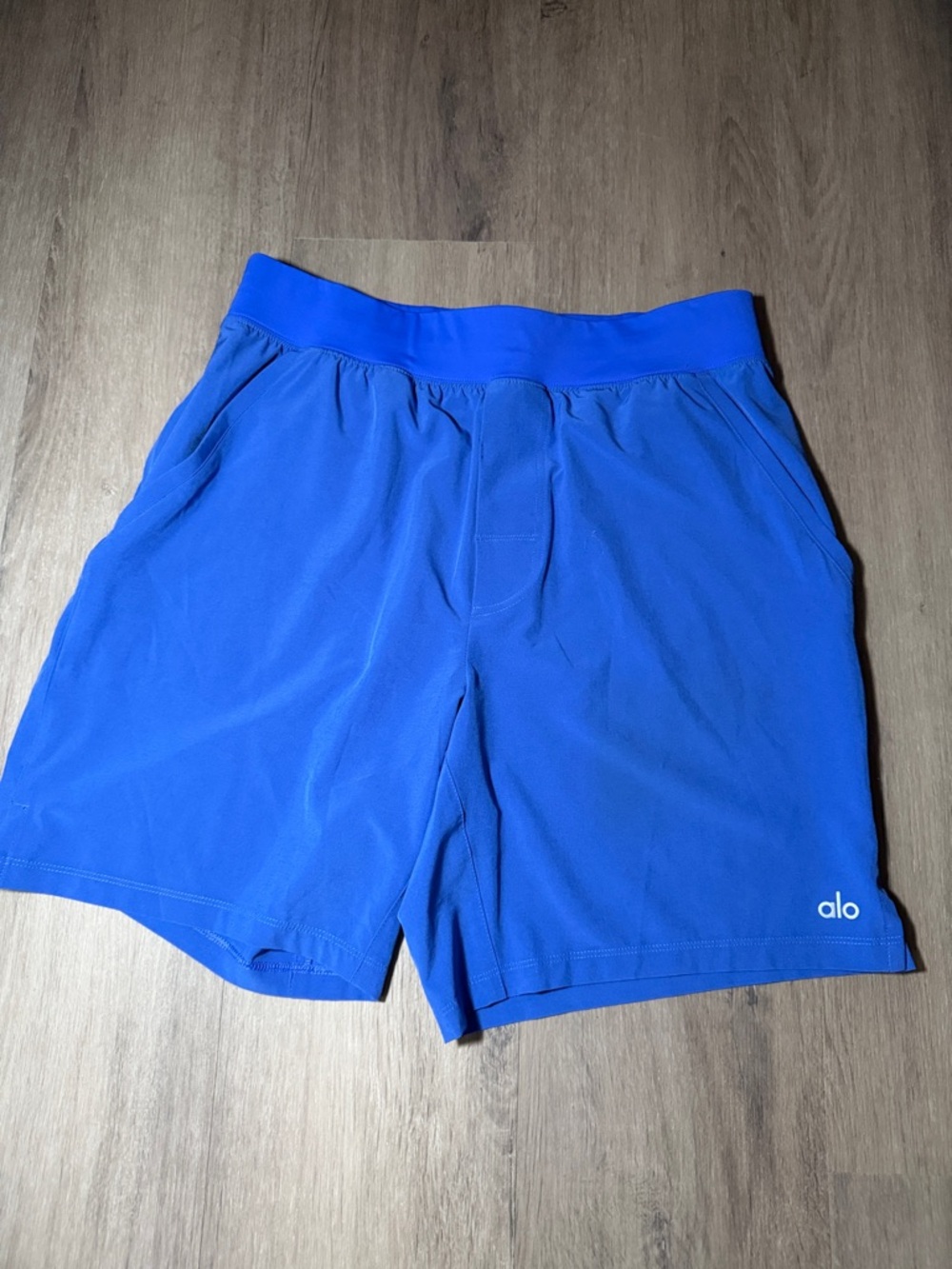 ALO Yoga Men’s Royal Blue Athletic Shorts